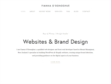 Tablet Screenshot of fiannaodonoghue.com
